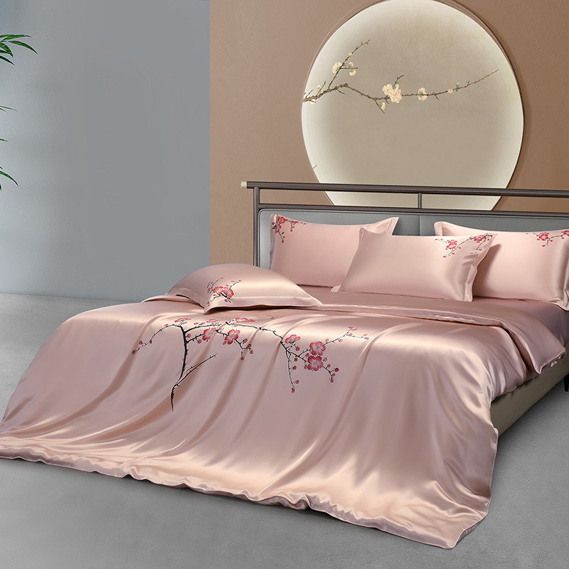 Aesthetic Floral Duvet Cover - 25 مللي متر التوت الحرير الزهور