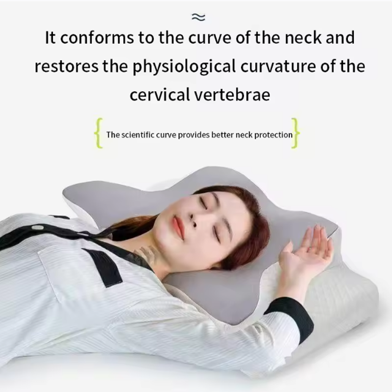 وسائد من الإسفنج الذكي على شكل - مراجعة Memory Foam Orthopedic Pillow Neck Pain وسعره