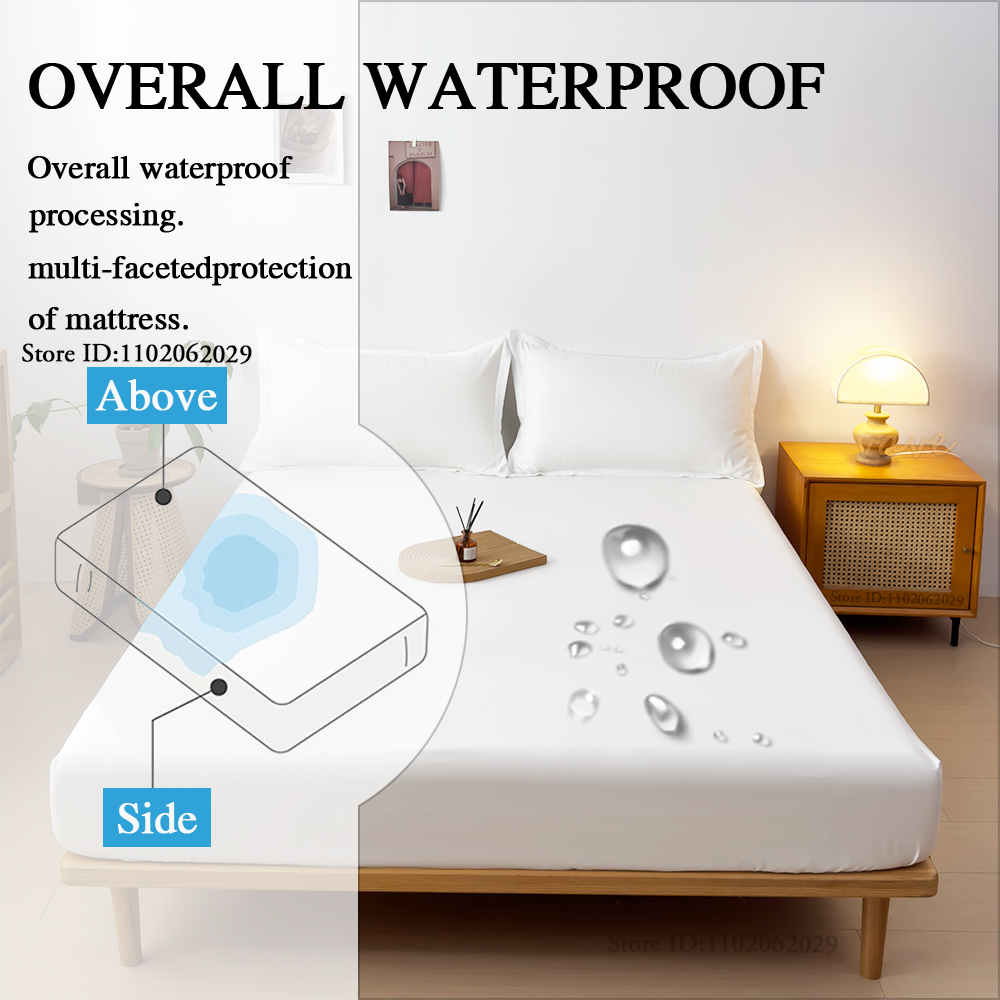 غطاء مرتبة مقاوم للماء السرير  - مراجعة Waterproof Mattress Protector Breathable وسعره