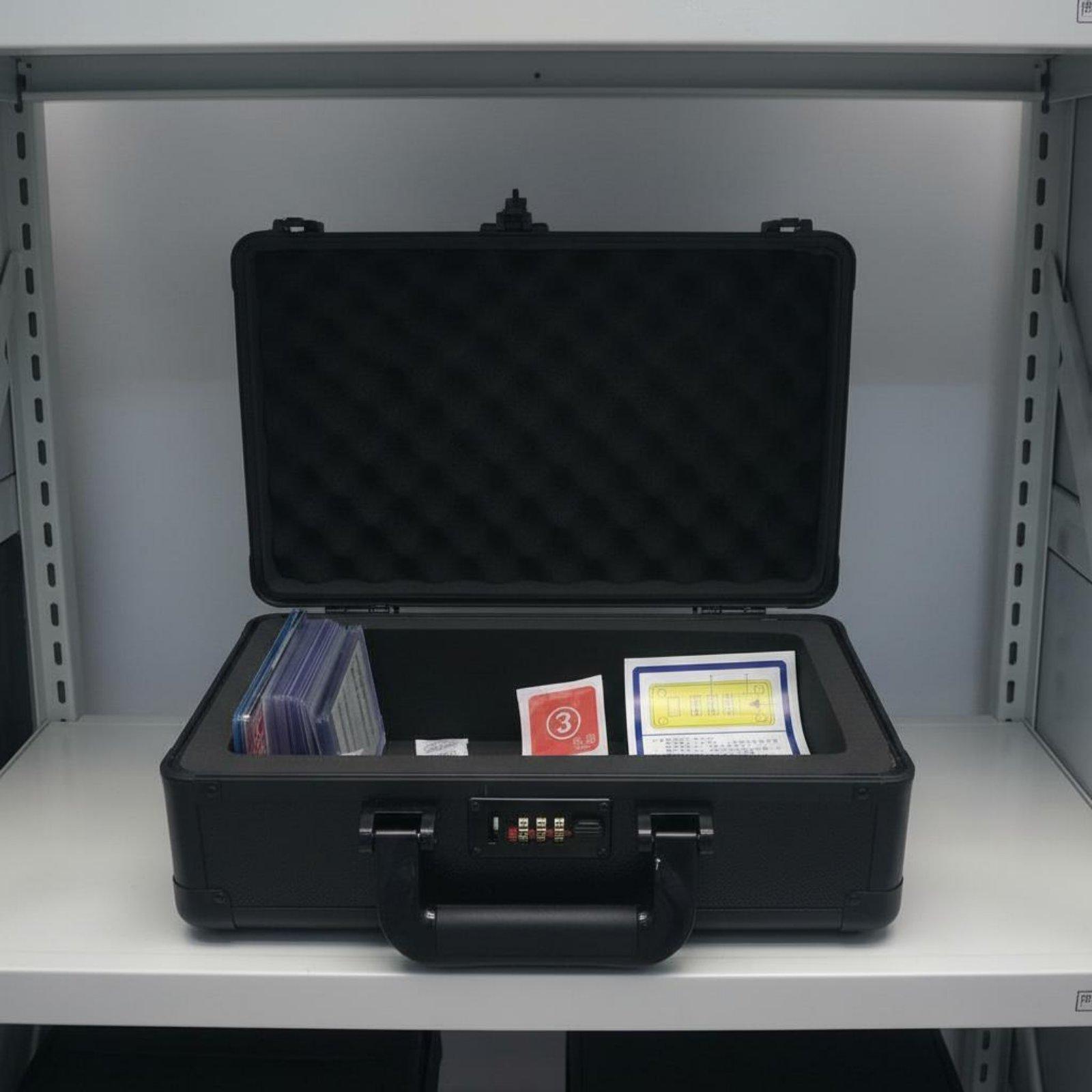 حاوية بطاقات قابلة للقفل مع مق - مراجعة Storage & Organization وسعره