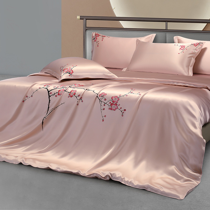 25 مللي متر التوت الحرير الزهو - مراجعة Aesthetic Floral Duvet Cover وسعره