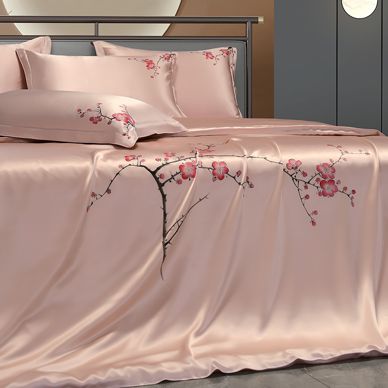 25 مللي متر التوت الحرير الزهو - مراجعة Aesthetic Floral Duvet Cover وسعره