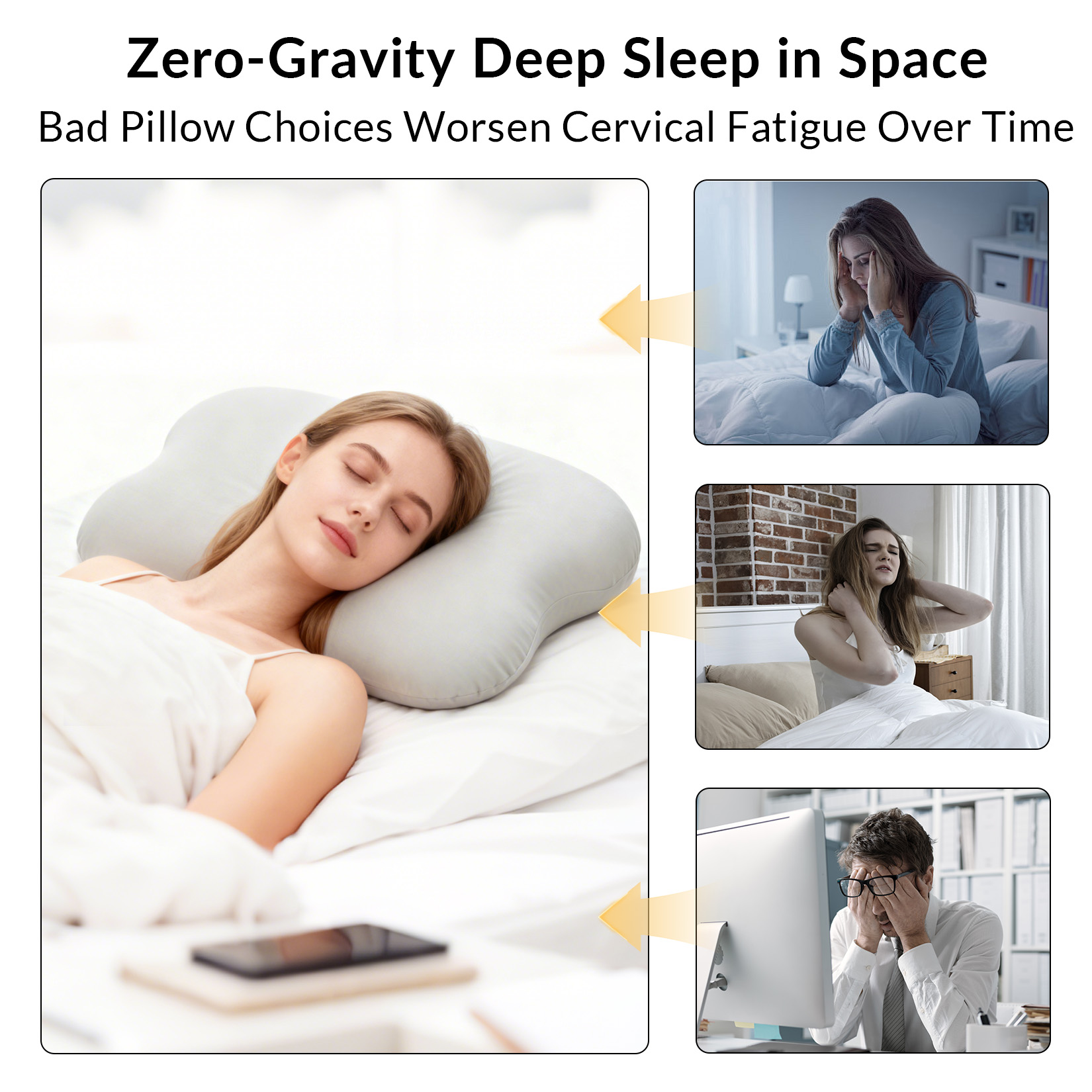 وسادة رقبة لتخفيف آلام الرقبة  - مراجعة Memory Foam Orthopedic Pillow Neck Pain وسعره